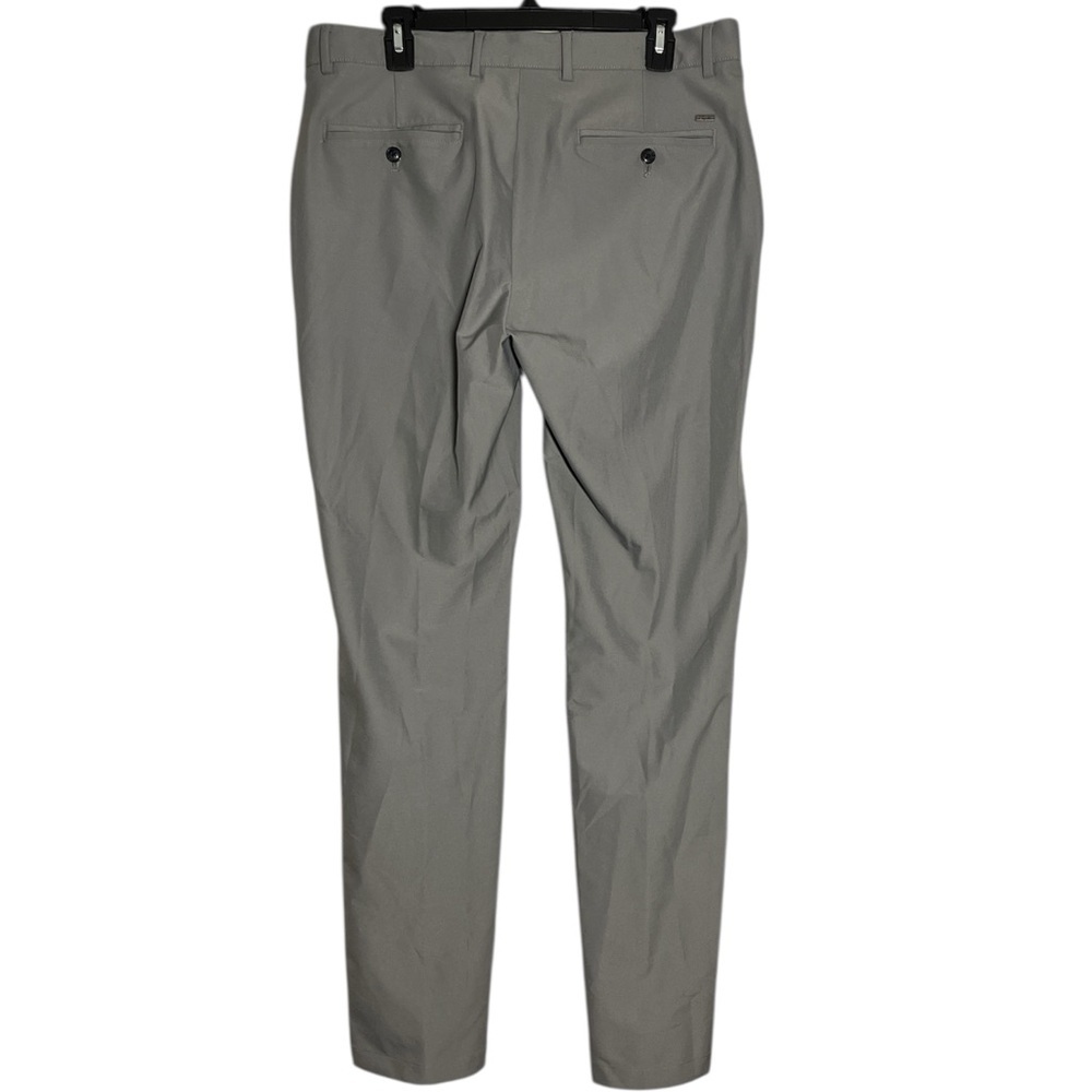 Greg Norman Men’s Gray Slim Fit Pants 34x34 - Picture 2 of 4